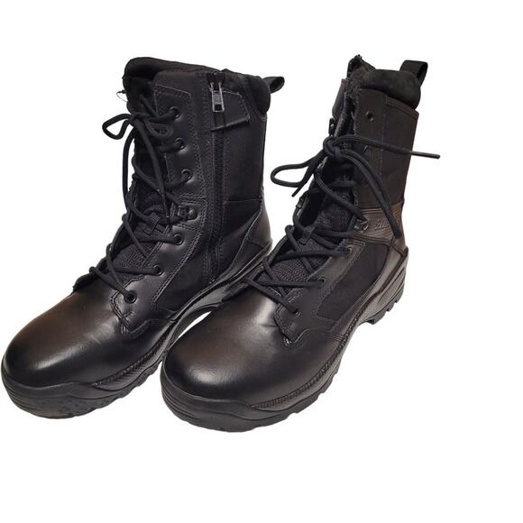 5.11 Tactical Black Boots NWOT Men\'s Combat Boots Zip Side Size 12 main image 9